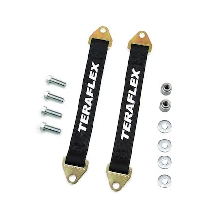 Teraflex LIMIT STRAP KIT JK FRONT PAIR 15.5IN STRAPS WITH HARDWARE 4853155